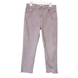 Joes Luna High Rise Crop Jeans Womens Size 32 Lilac Purple